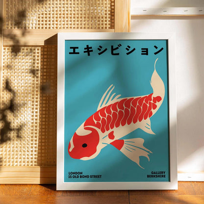 Japanese Koi Exhibition Poster Print