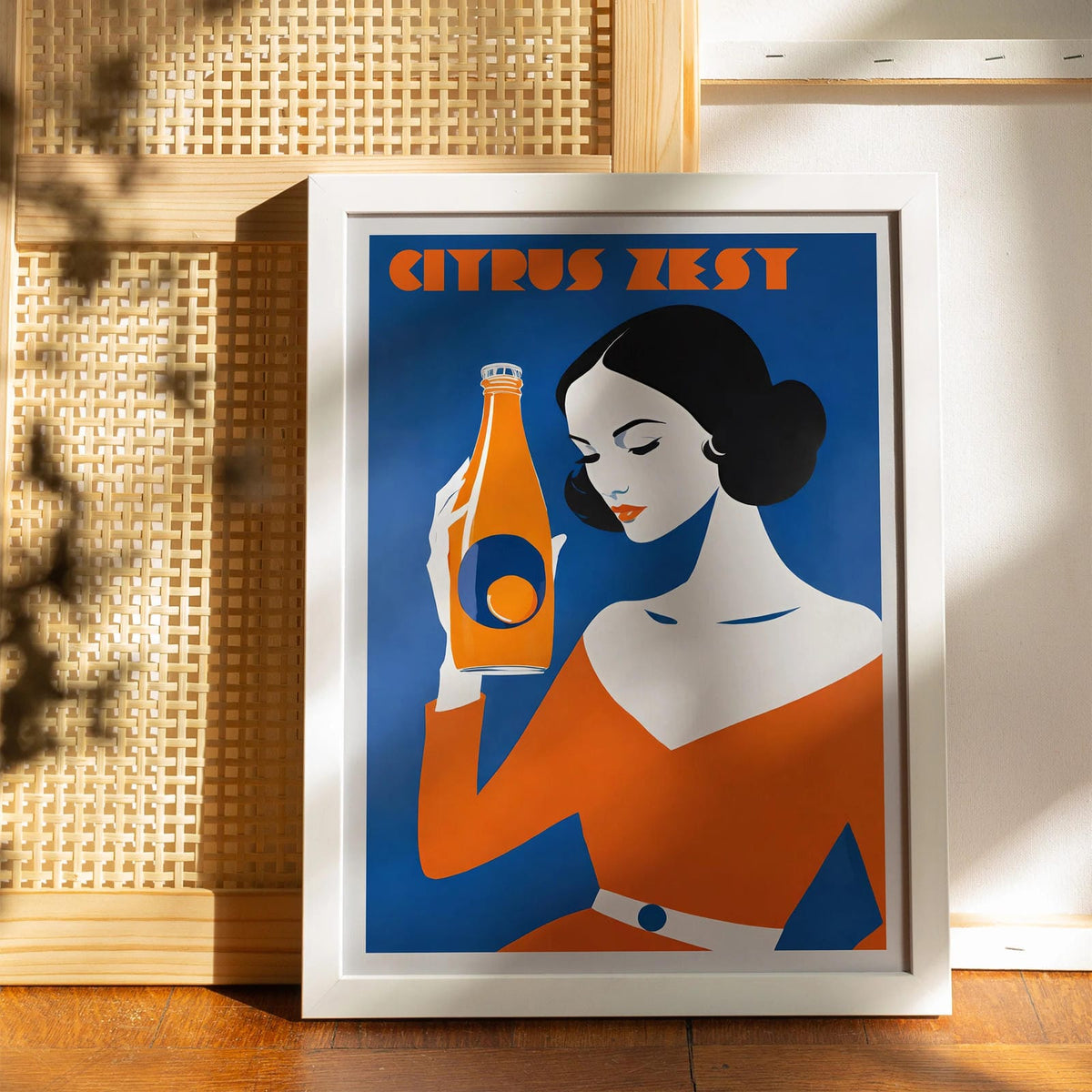 Citrus Zest Vintage Orange Poster – HypeSheriff Europe