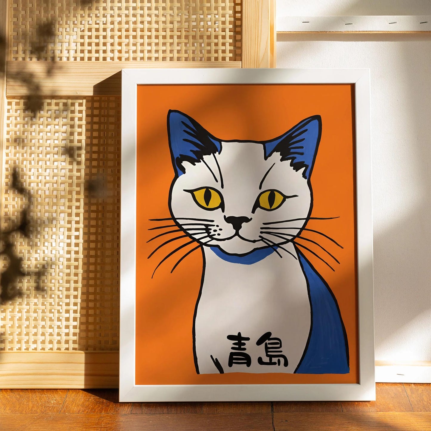 Japanese Cat Art Print