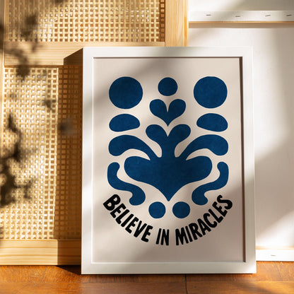 Vintage Floral Quote Poster