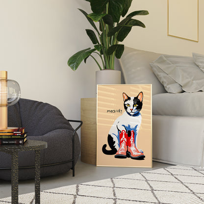 Meowdy - Cute Cat Poster