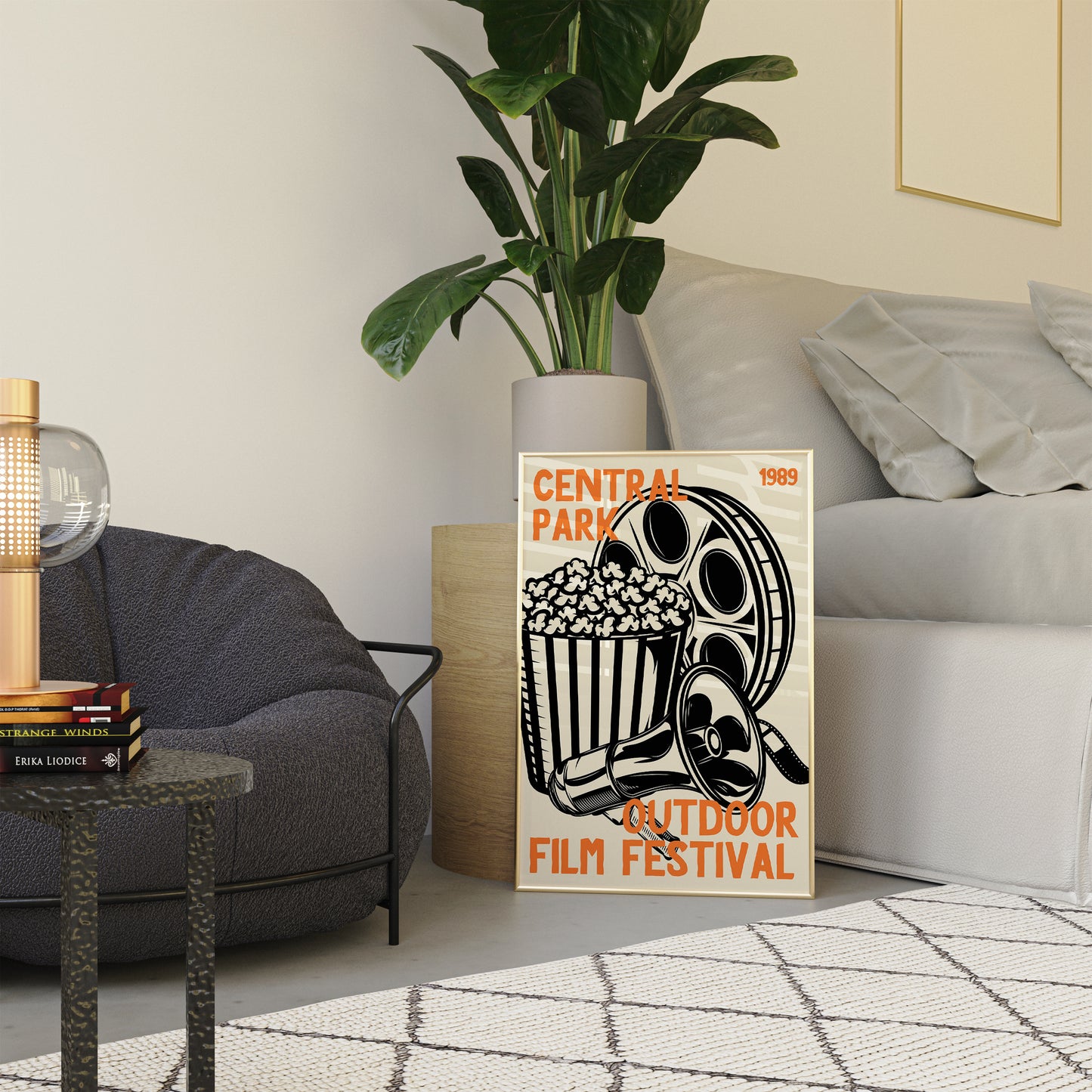 Central Park Film Festival Vintage Poster