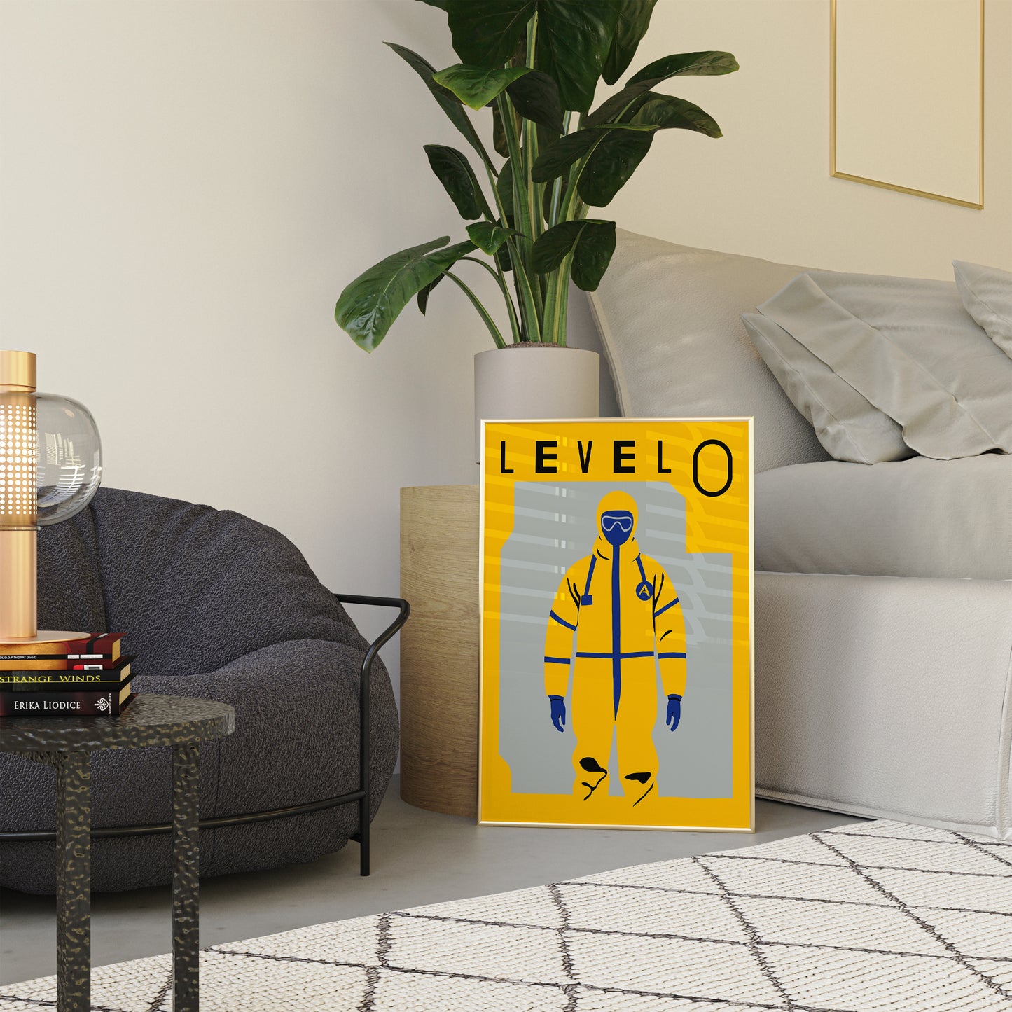 The Backrooms Hazmat Suit Poster