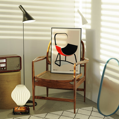 Bauhaus Chair Model S6 Poster