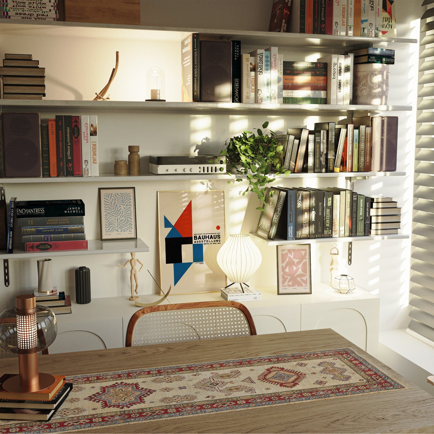 Bauhaus 1923 Exhibition Shapes Poster