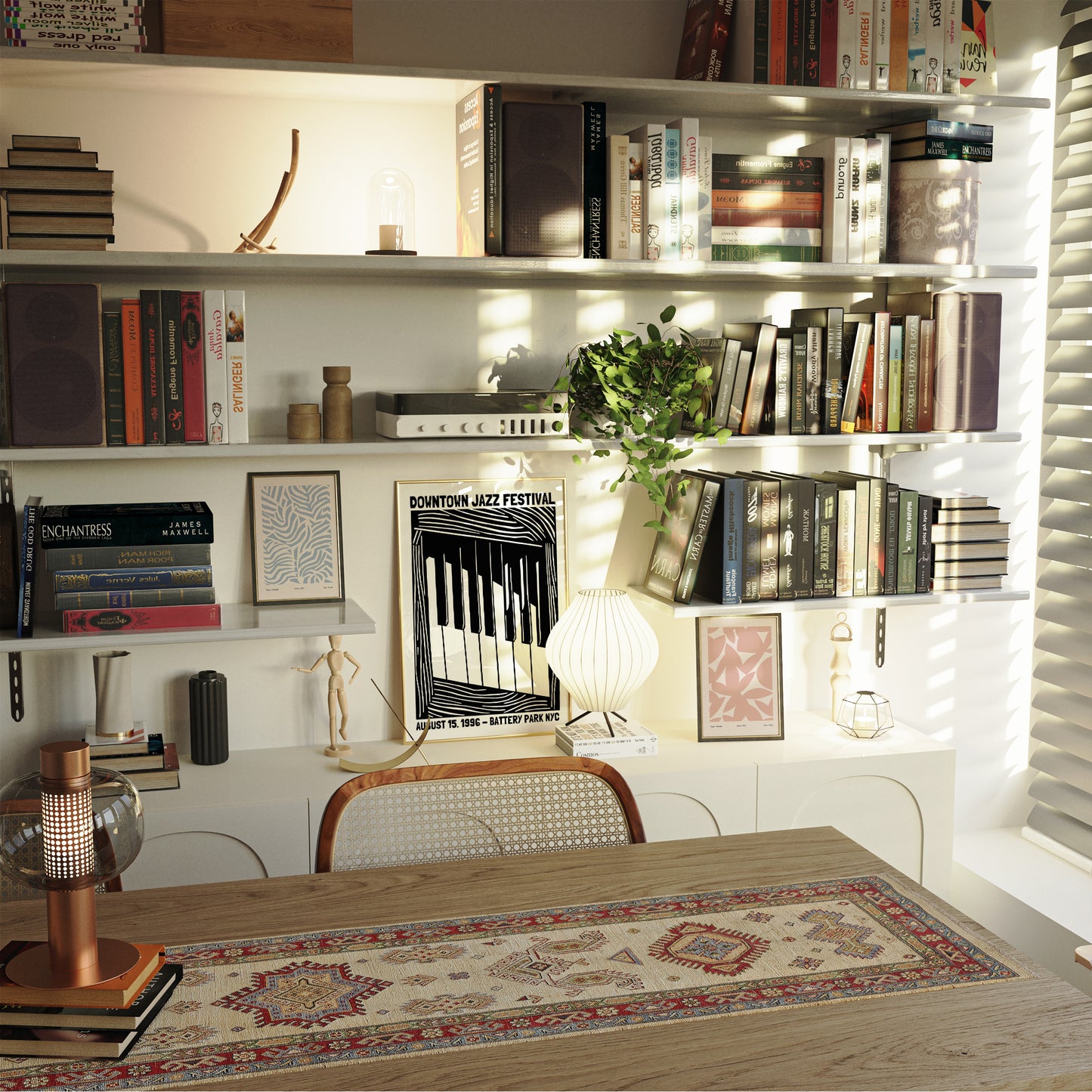 Downtown NYC Jazz Festival 1996 Poster