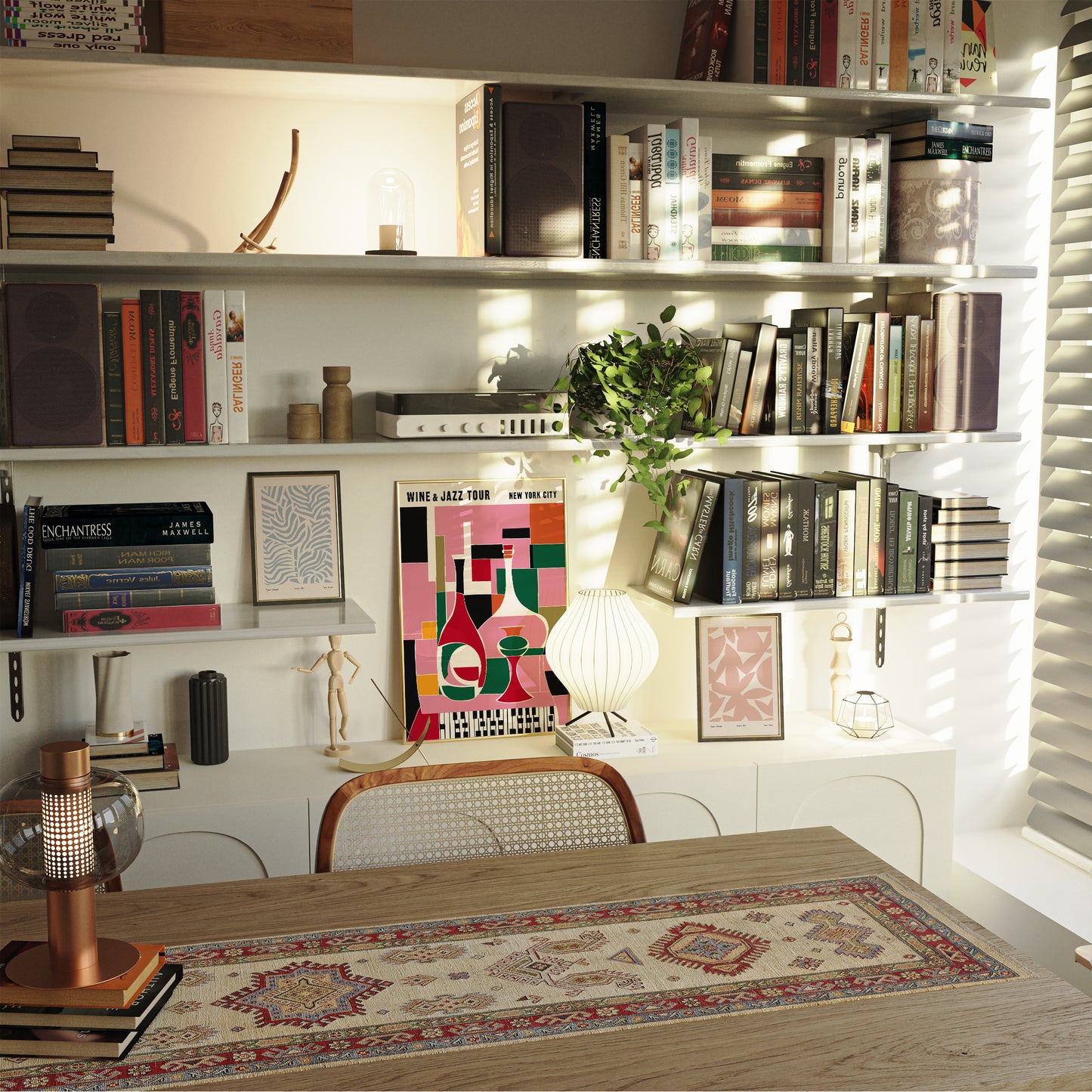 Wine and Jazz Tour NYC Poster 2024