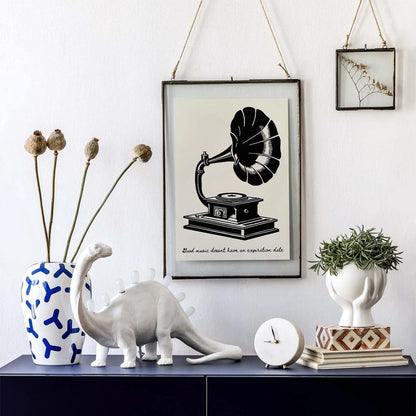 Vintage Gramophone – Wall Art Print