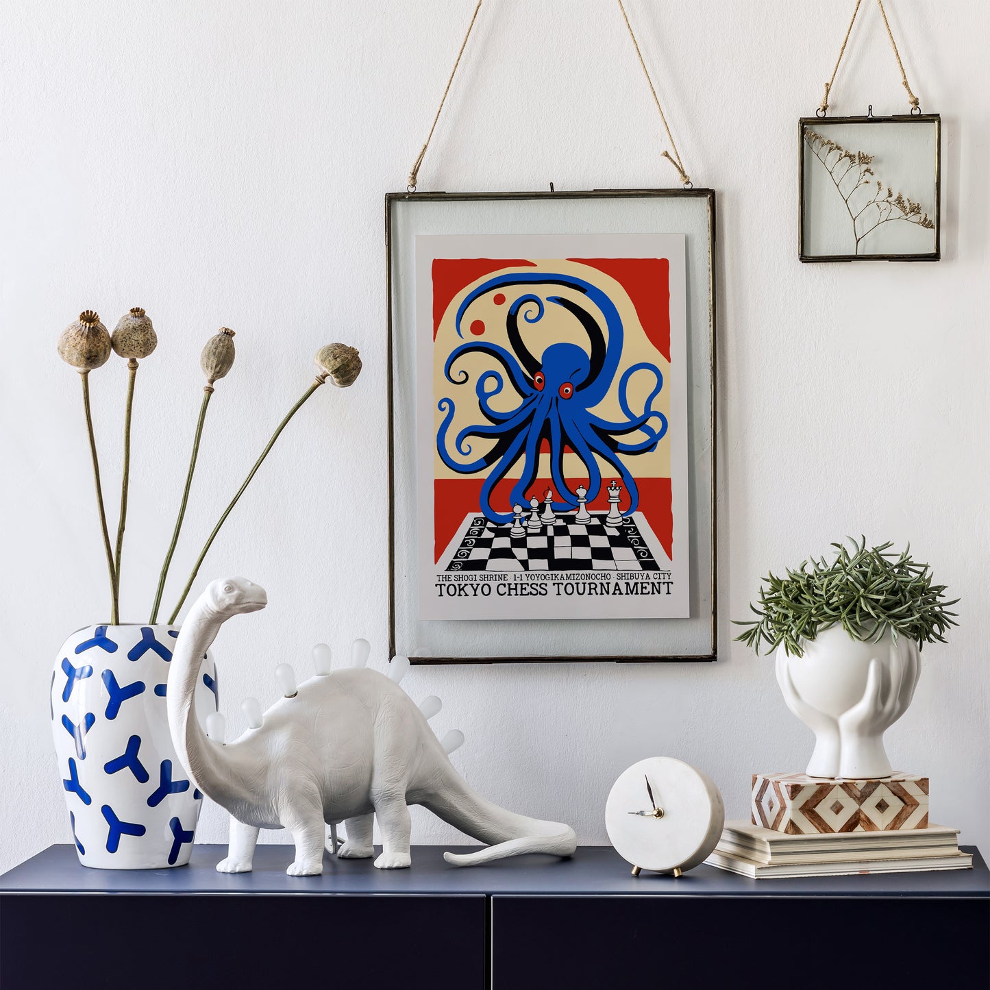 Tokyo Chess Tournament Vintage Poster