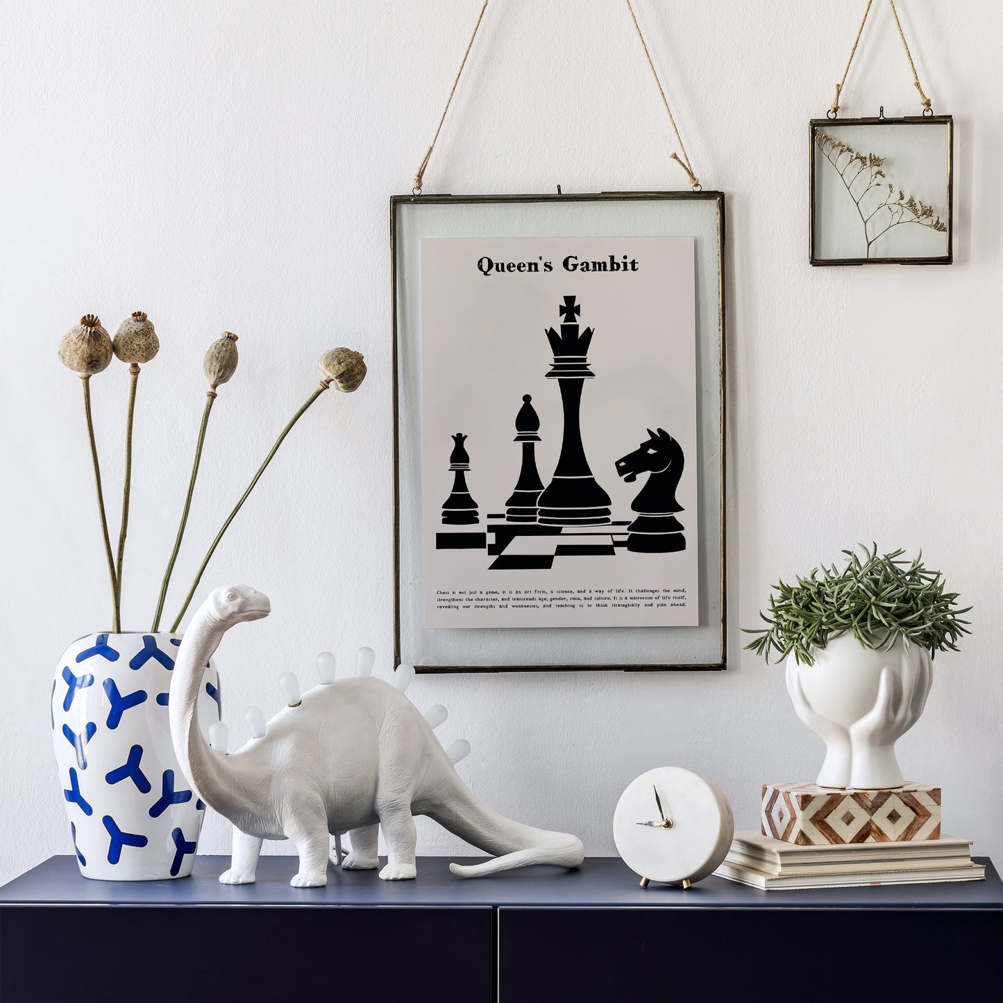 Queen's Gambit Chess Wall Art