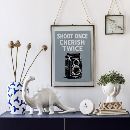 Analog Camera Quote Poster