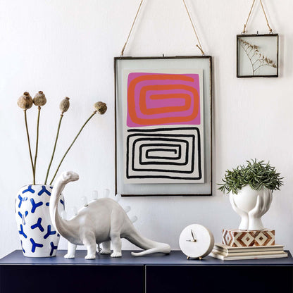 Spiral Geometry Wall Art Print