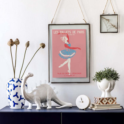 Vintage Ballet Performance Poster