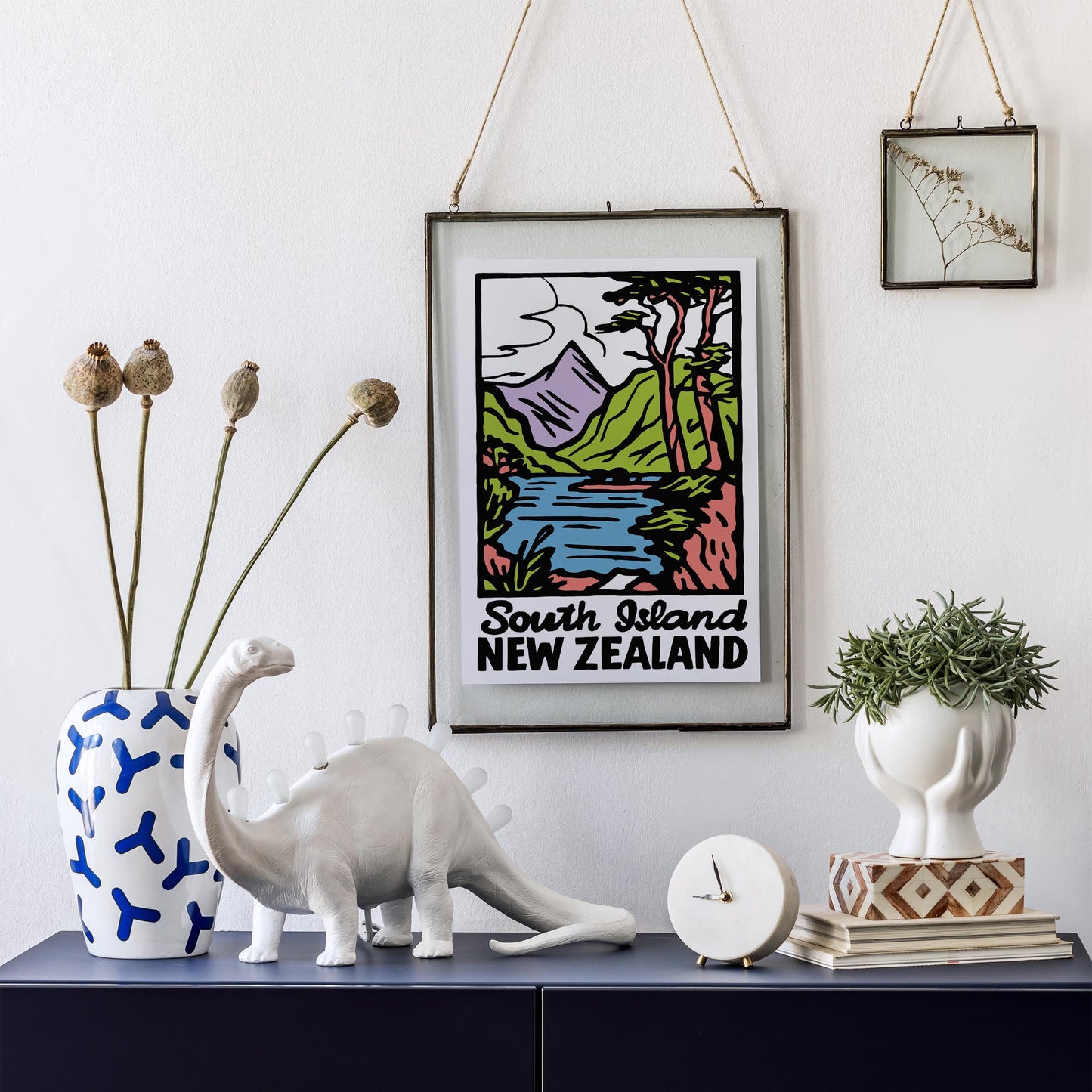 New Zealand Landscape Poster Print