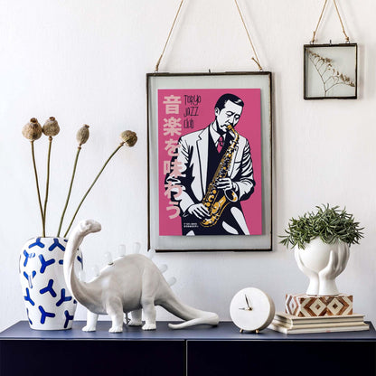 Tokyo Jazz Club Poster Print