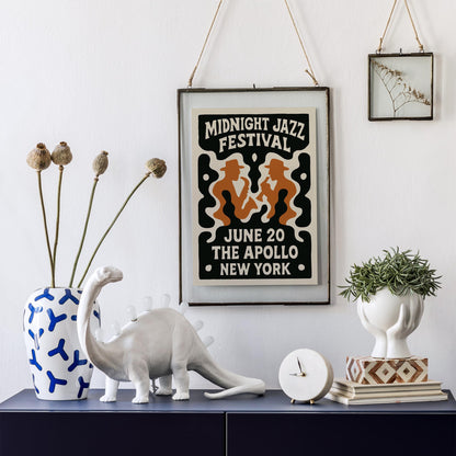 Midnight Jazz Festival Poster Print