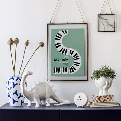 New York Jazz Festival Piano Art Print