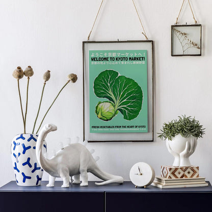 Kyoto Vegetable Art – Japanese Market Poster