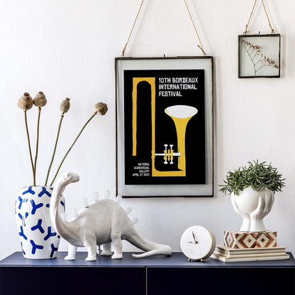 Bordeaux Festival Music Poster Print