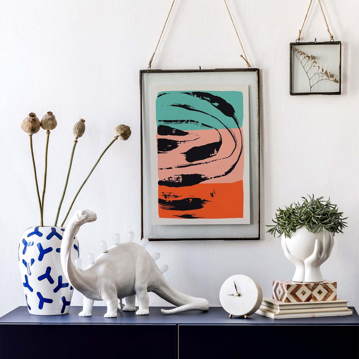 Abstract Brushstroke Poster Print