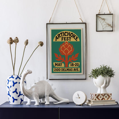 Artichoke Fest Wall Art Print