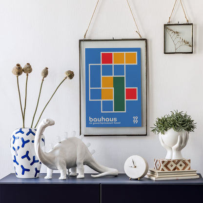 Bauhaus 1919 Blue Poster