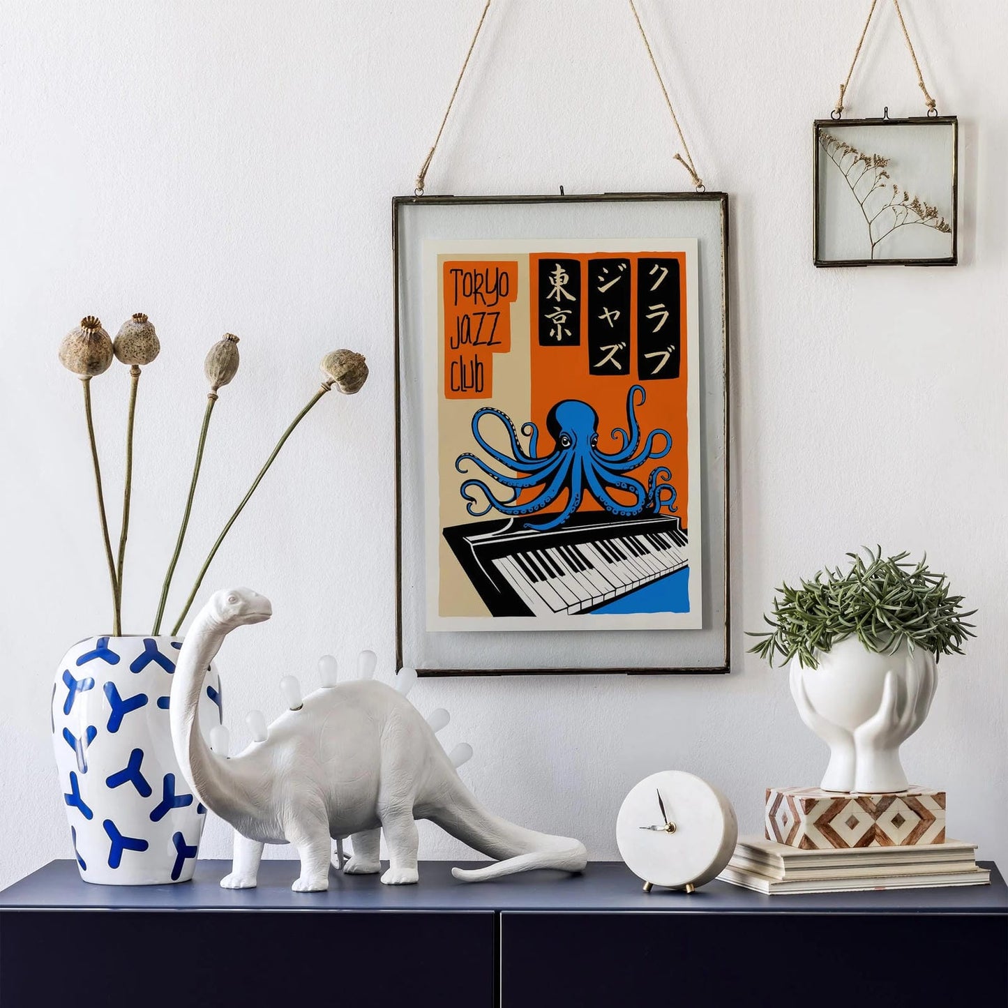 Tokyo Jazz Club Poster – Octopus Playing Piano