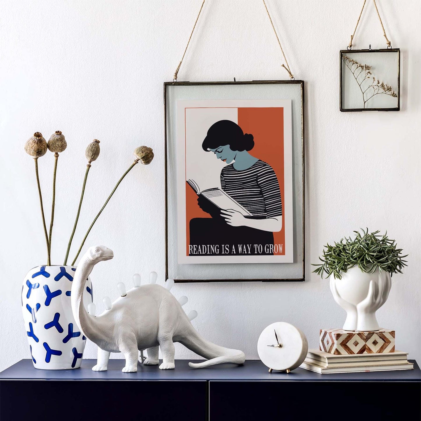 Reading Growth Wall Art Print