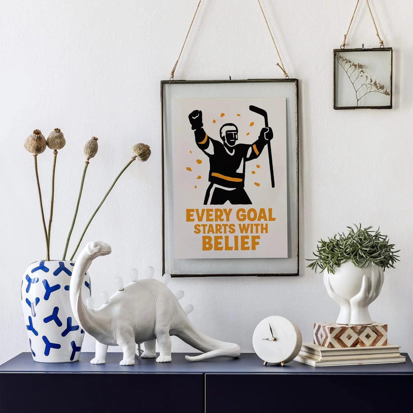Hockey Motivational Art Print