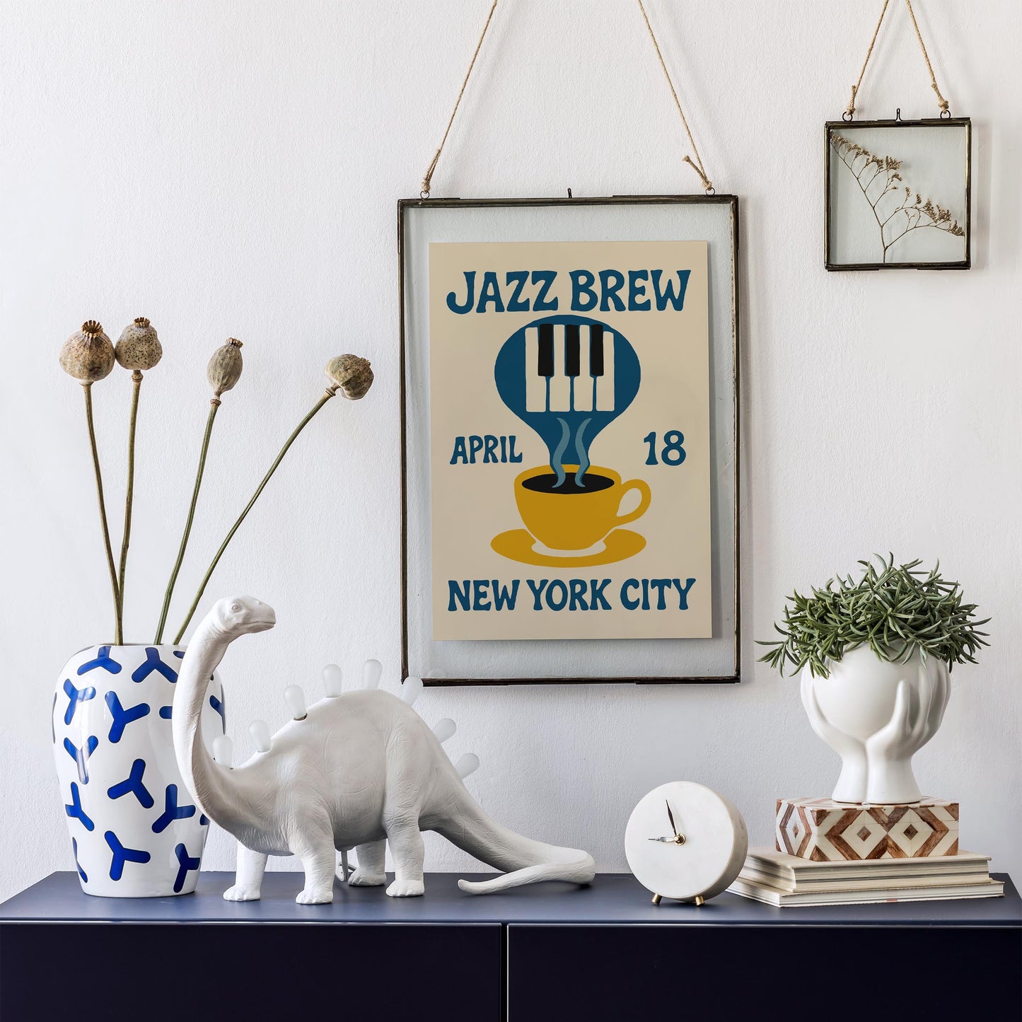 Jazz Brew Coffee Poster