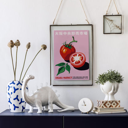 Osaka Market Tomato Poster