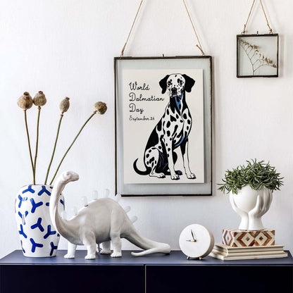 Dalmatian Celebration Poster Print