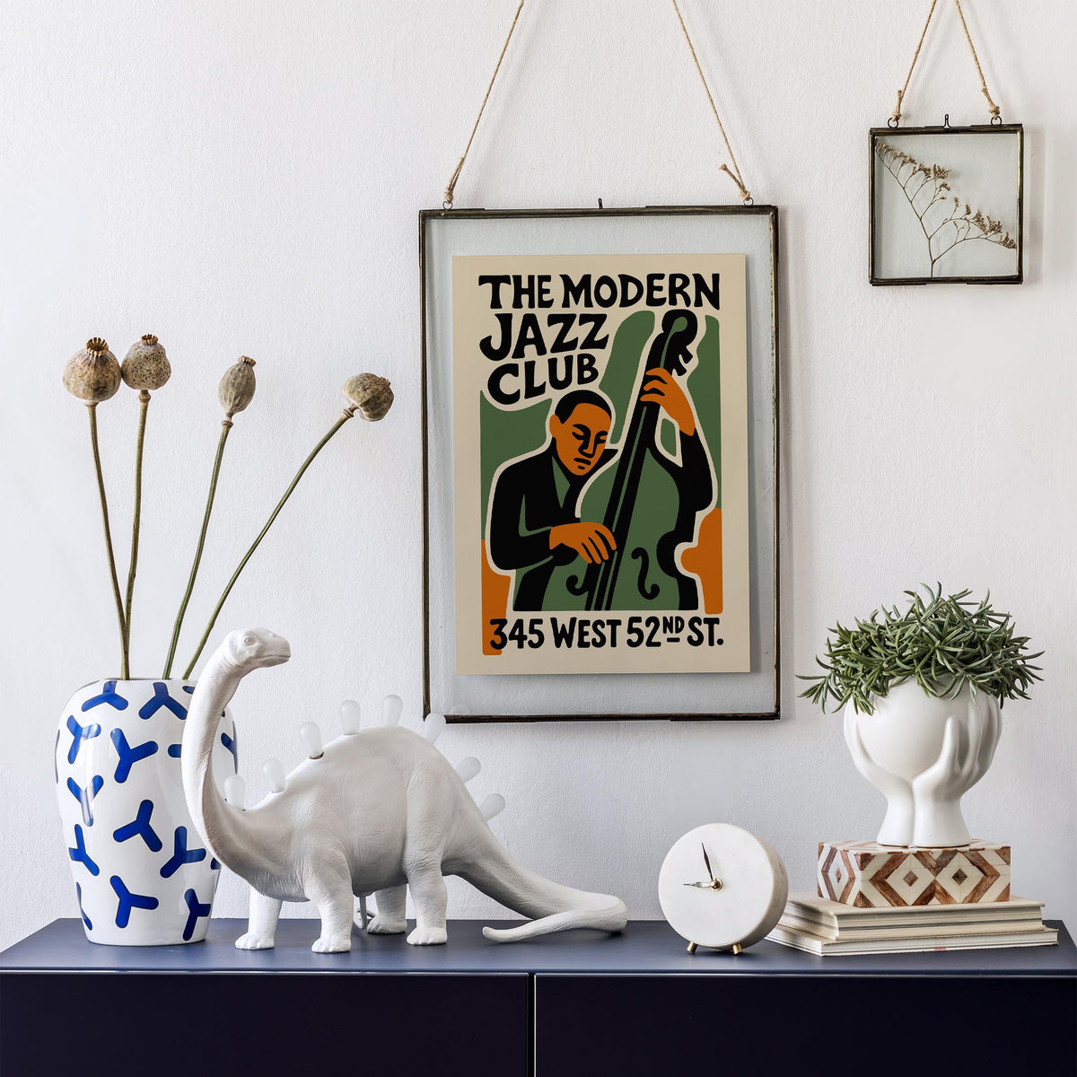 Jazz Club Vintage Poster Print