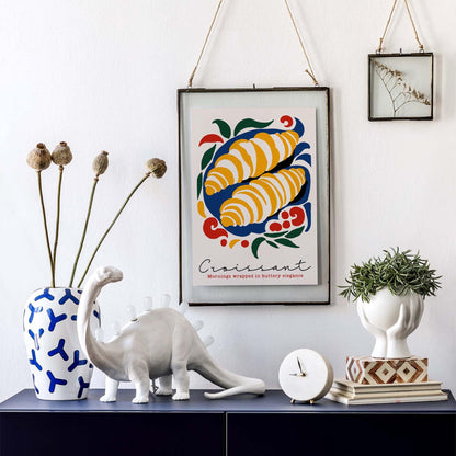 Croissant Morning Poster Print