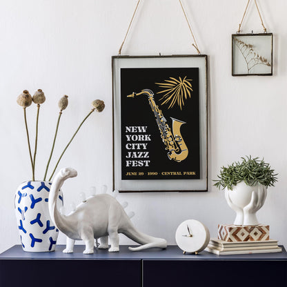 NYC Jazz Fest 1990 Poster Print