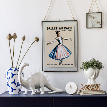 Vintage French Ballet Poster