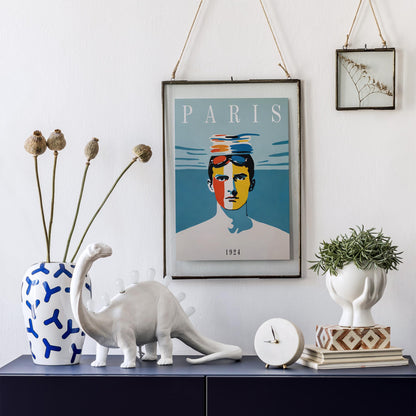 Paris Swimming Art Print