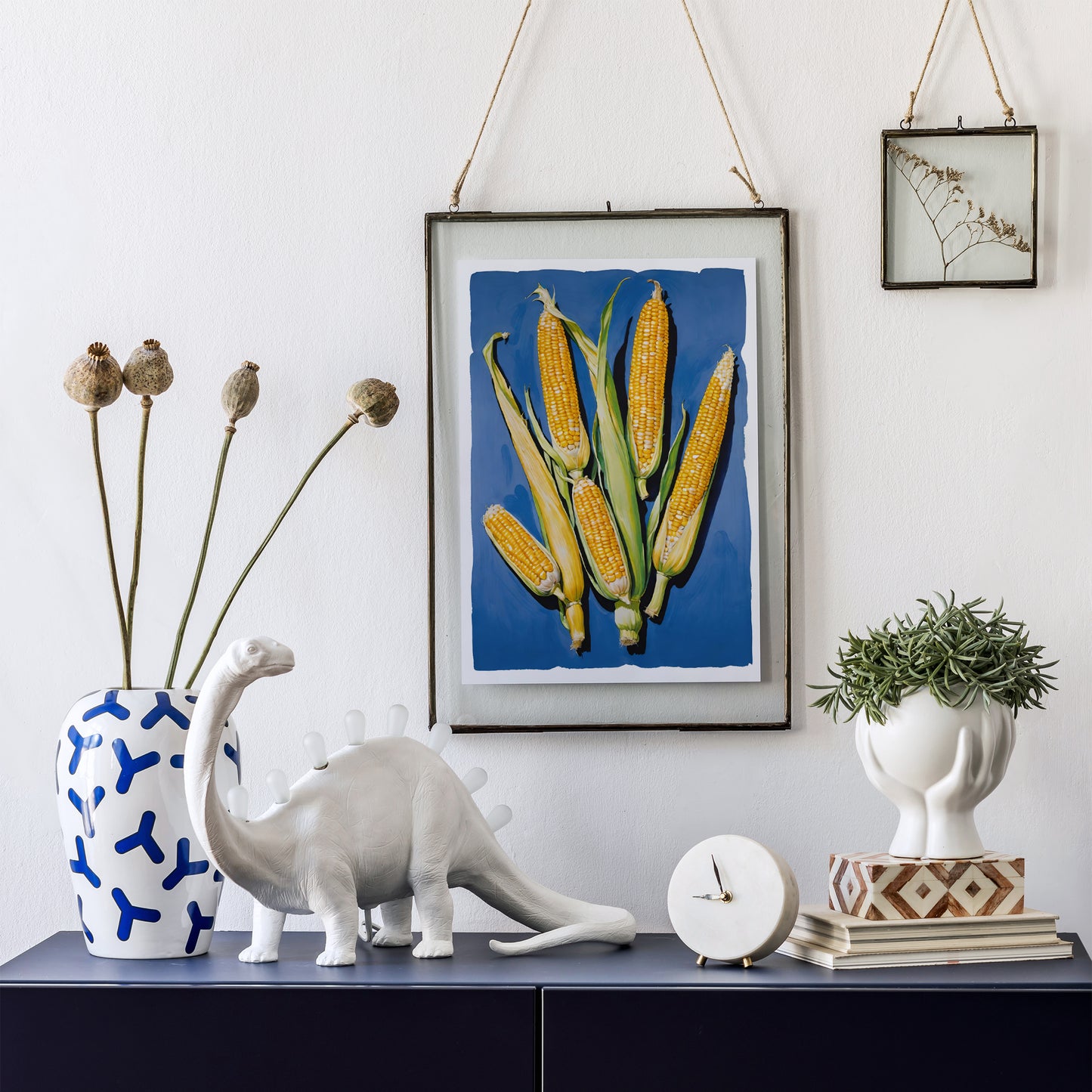 Retro Corn Wall Art Print