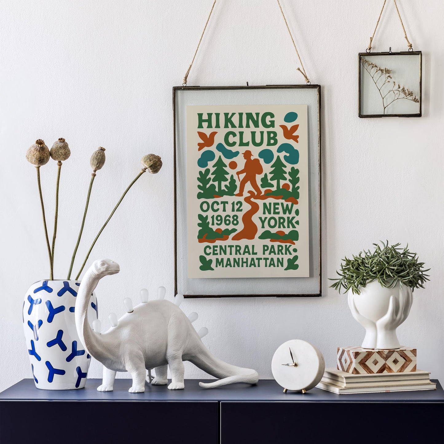 Hiking Club 1968 NY Poster