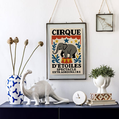 Cirque D'Étoiles Elephant Poster