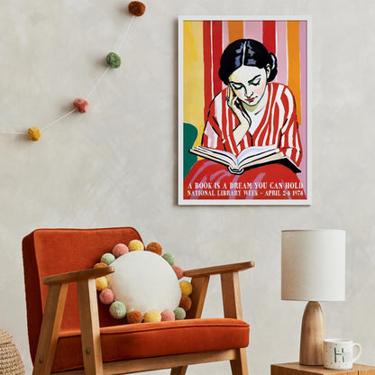 Book Lover Poster Print