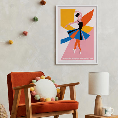 Ballerina Modern Art Print