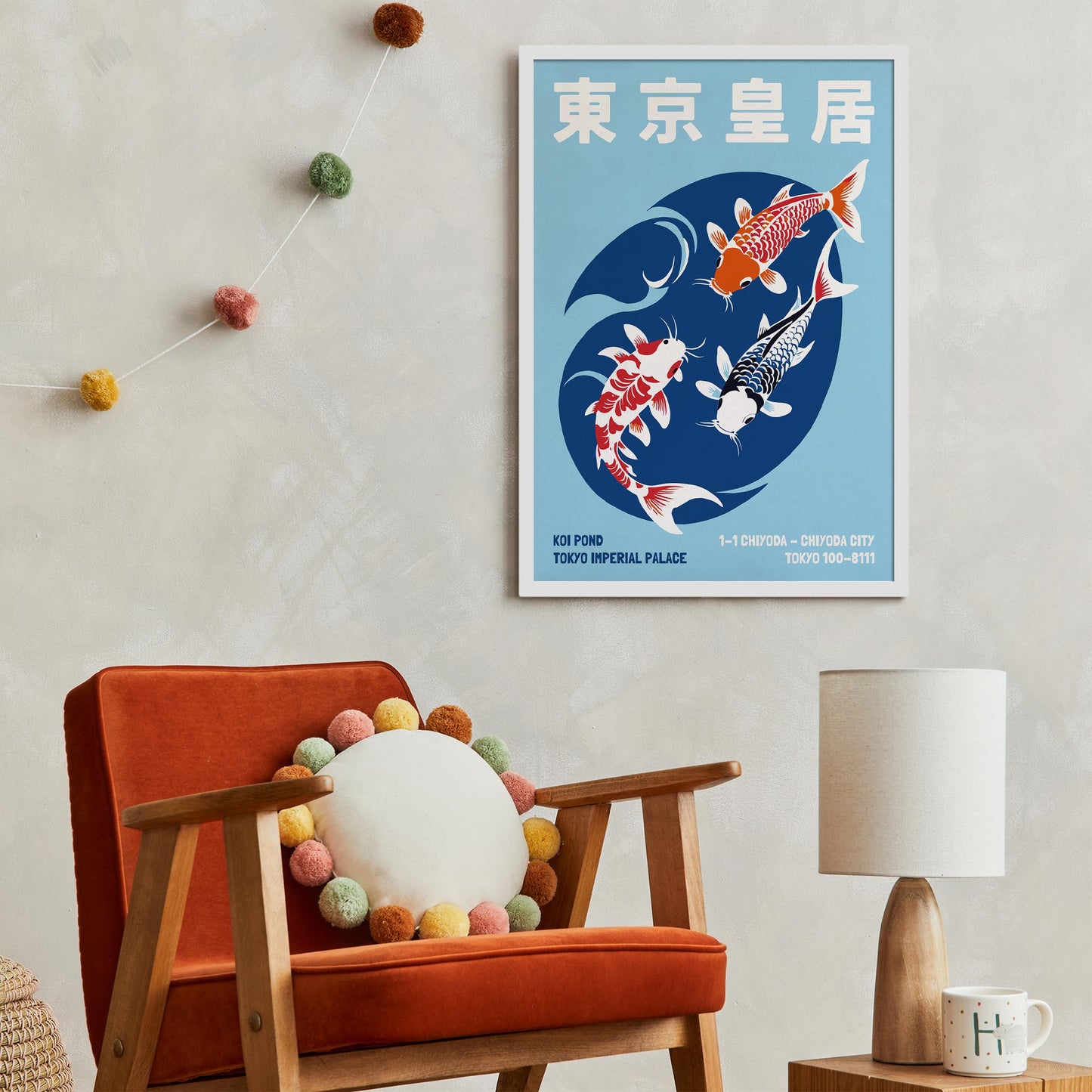 Tokyo Imperial Palace Koi Print