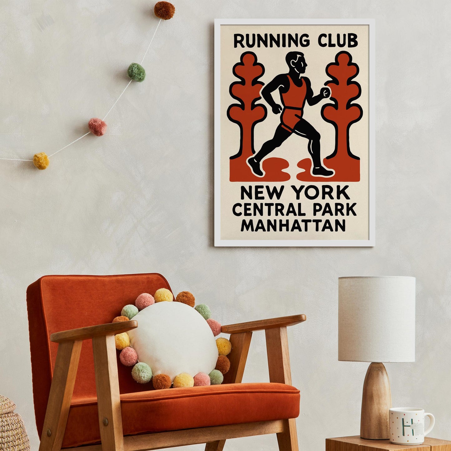 Running Club Manhattan Poster