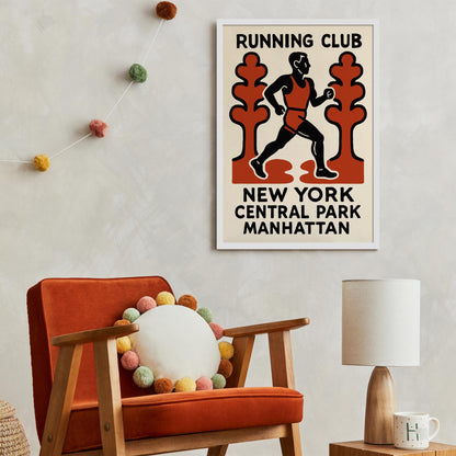 Running Club Manhattan Poster