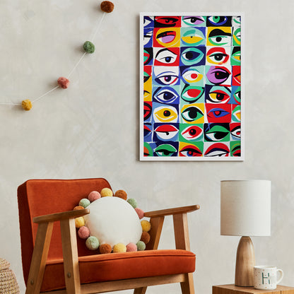 Pop-Art Stare Wall Art Print