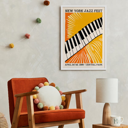 New York Jazz Fest Poster Print