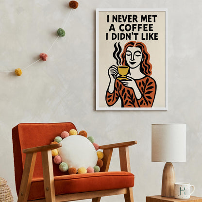 Coffee Lover Quote Wall Art