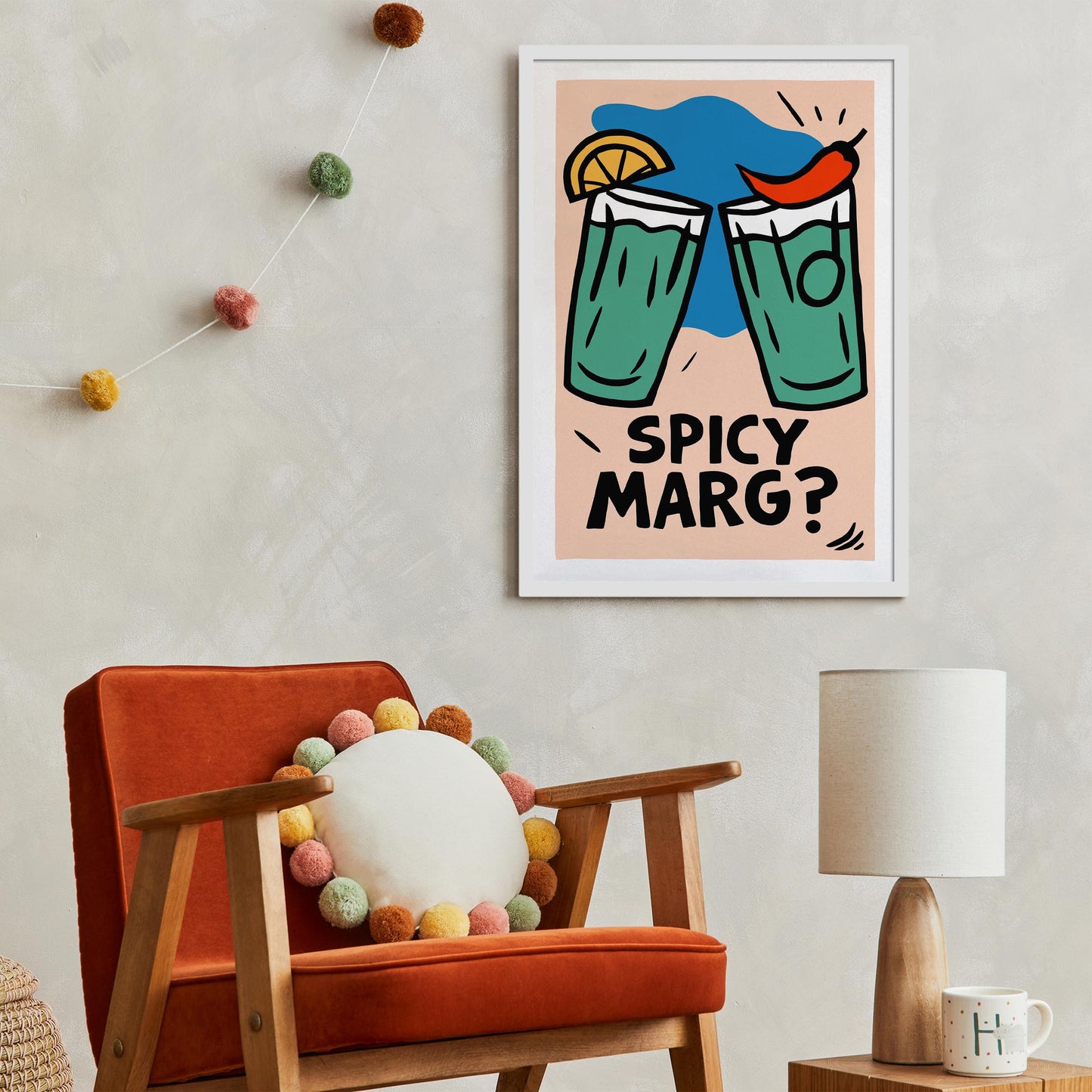 Spicy Margarita Poster