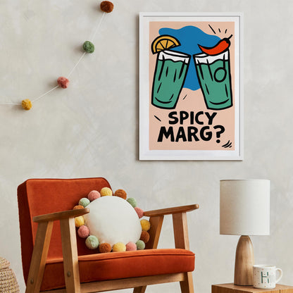 Spicy Margarita Poster